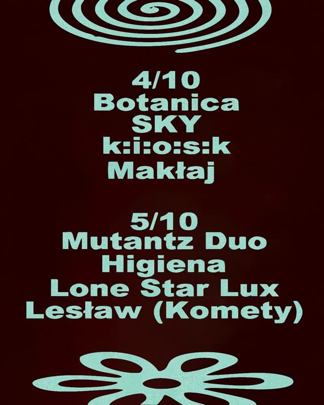 4/10 Botanica SKY k:i:o:s:k Makłaj / 5/10 Mutantz Duo Higiena Lone Star Lux Lesław (Komety)