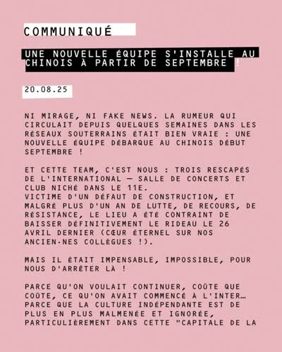 MÉGA fête d’arrivée avec 4 groupes