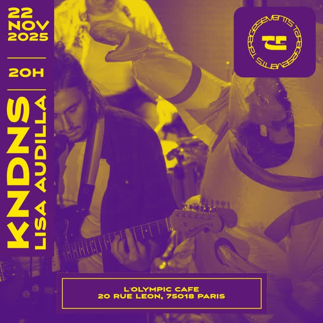 Lisa Audilla en première partie de kndns