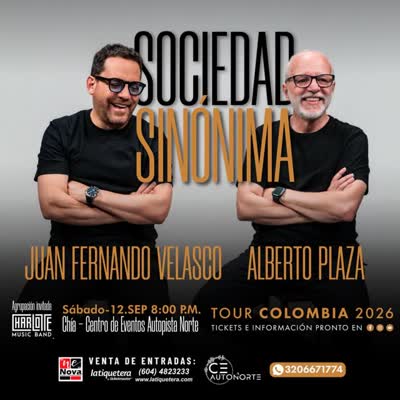 Noche mágica junto a Alberto Plaza y Juan Fernando Velasco