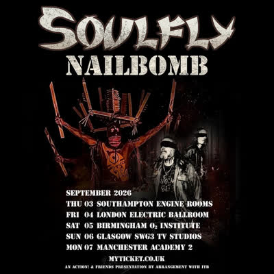 Soulfly + Nailbomb at London’s Electric Ballroom