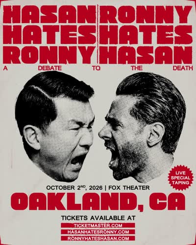 A LIVE special taping of HASAN HATES RONNY | RONNY HATES HASAN
