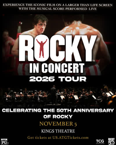 Celebrate 50 years of the iconic film, Rocky, live in concert