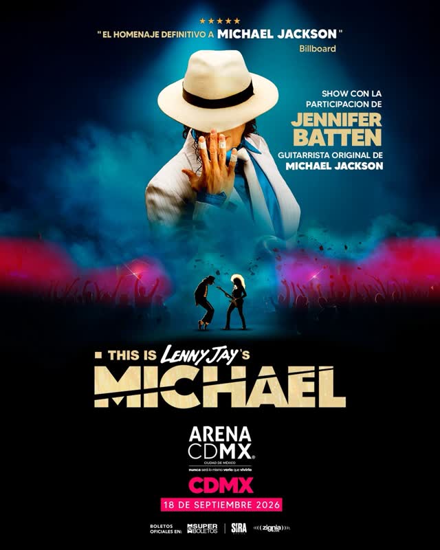 ¡Revive la magia del Rey del Pop con un show internacional que ha conquistado escenarios de todo el mundo!