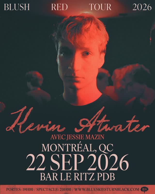 Kevin Atwater live in concert at Bar Le Ritz PDB on September 22nd with Jessie Mazin as opener!