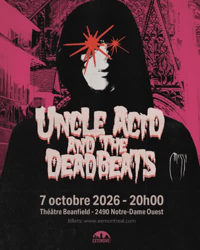 Uncle Acid & The Deadbeats et Messa live at Théâtre Beanfield