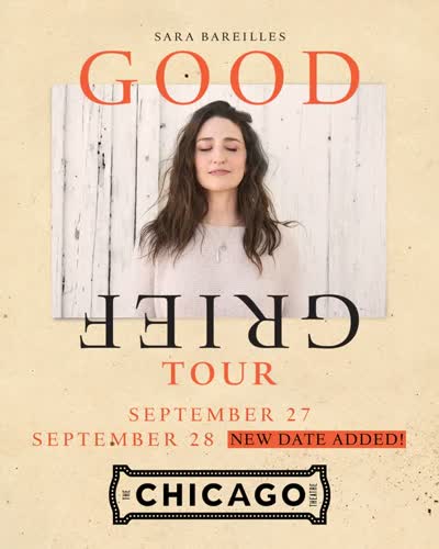 Sara Bareilles show at The Chicago Theatre