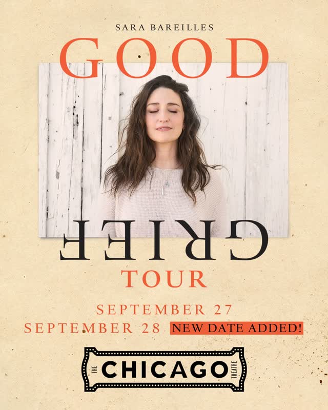 Sara Bareilles show at The Chicago Theatre