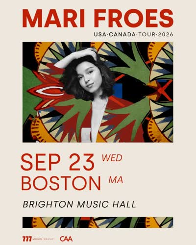 NEW SHOW! 🌹 Enjoy An Evening With Mari Froes at Brighton Music Hall on September 23rd!