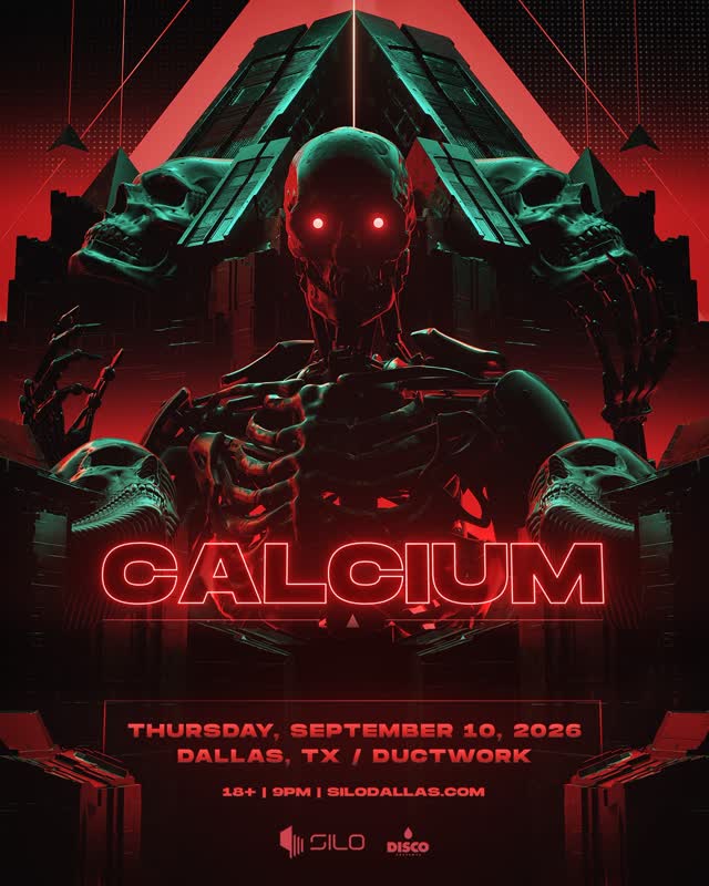 DALLAS 💀 @calciumdubs joins us on Sept 10th at @ductworkdallas