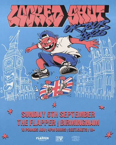 🚨 JUST ANNOUNCED 🚨  Hailing from Missouri, US, @lockedshutmo stop off in Birmingham as part of their debut UK tour this September.
