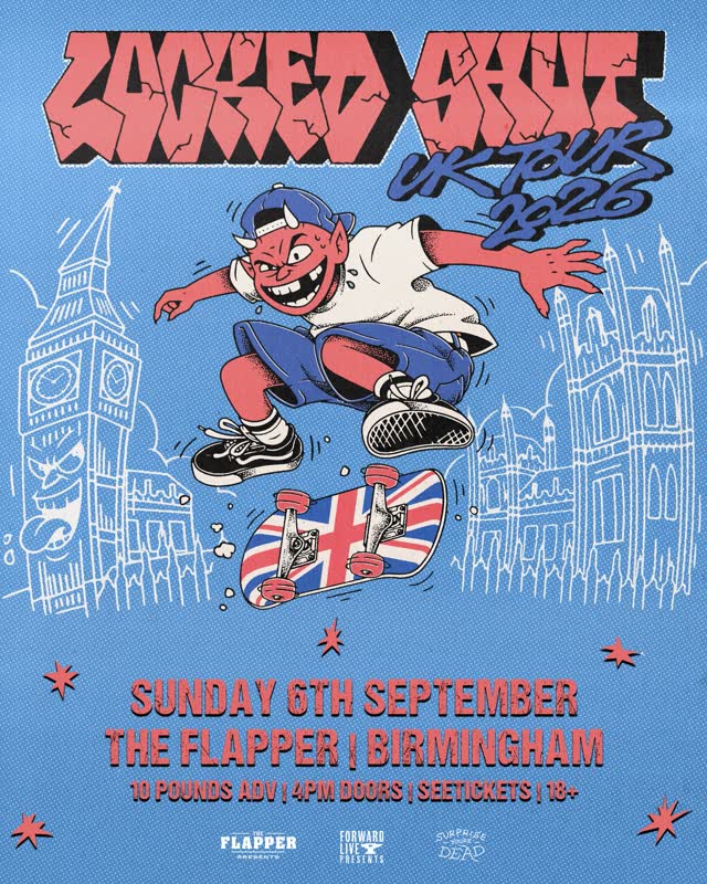 🚨 JUST ANNOUNCED 🚨 Hailing from Missouri, US, @lockedshutmo stop off in Birmingham as part of their debut UK tour this September.