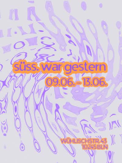 süsse Woche mit