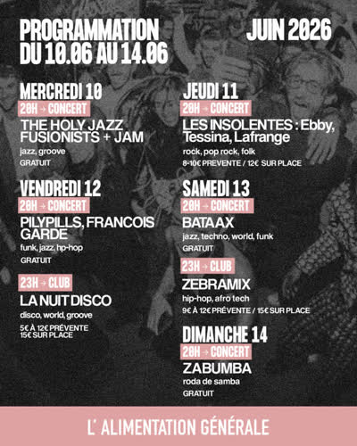 🌼 Programme de la semaine 🌼