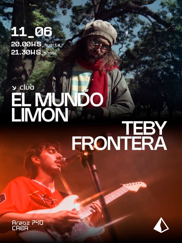 TEBY FRONTERA + EL MUNDO LIMON EN @duneparkclub el 11/6 TREMENDO FECHON VENI ENTRADAS YA DISPONIBLES!!!!