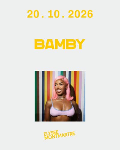 BAMBY à l'Elysée Montmartre le 20 octobre 2026