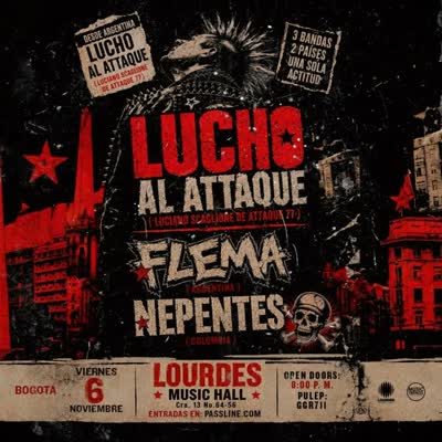 Lucho al Attaque en Bogotá