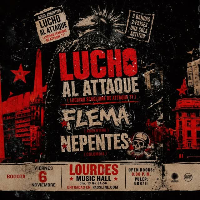 Lucho al Attaque en Bogotá
