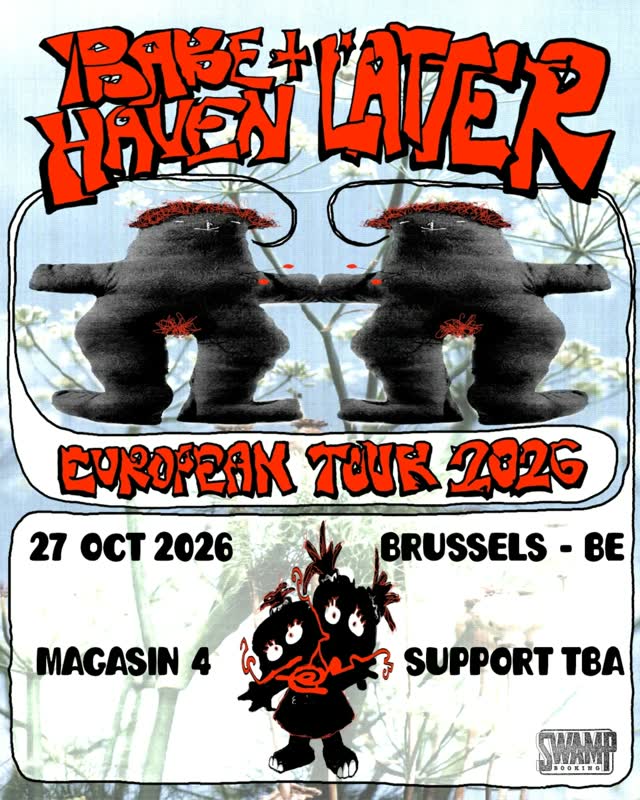Hardcore Punk ! Stocked to host @babehavenband and @latter.band on their next euro tour