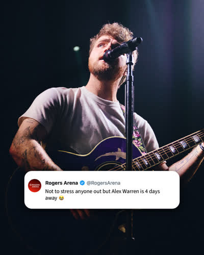 4 DAYS OUT!!️ Vancouver, who's ready to see @AlexWarren this Sunday?
