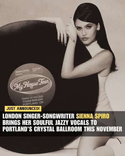Sienna Spiro headlining at Crystal Ballroom