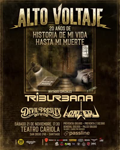 Alto Voltaje - 20 años de Historia de mi Vida hasta mi Muerte