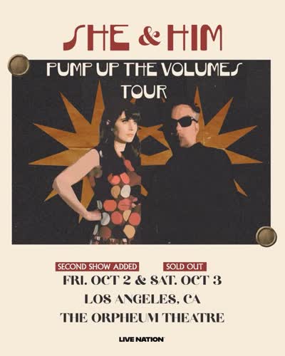 2ND SHOW ADDED: She & Him at the Orpheum