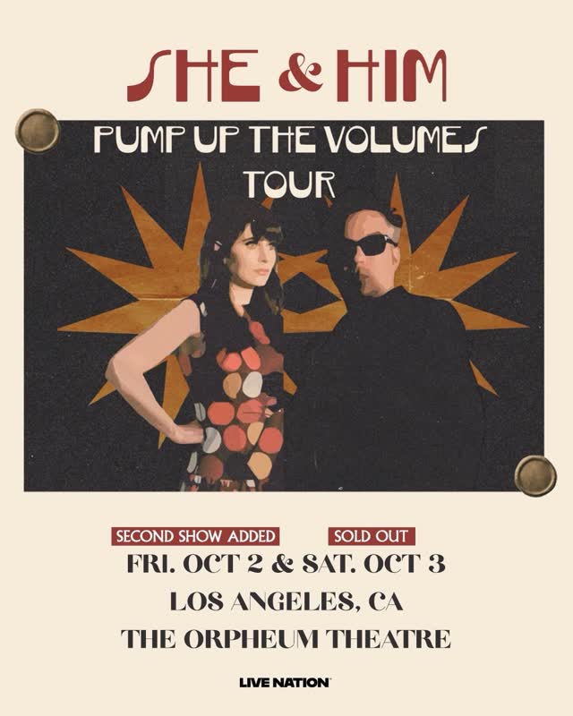 2ND SHOW ADDED: She & Him at the Orpheum