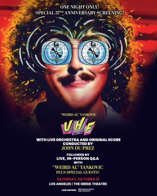 Weird Al Yankovic: UHF Live-to-Screen with Orchestra and Live Q&A