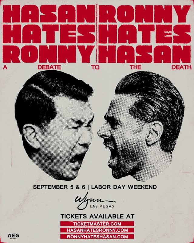 Hasan Hates Ronny | Ronny Hates Hasan tour