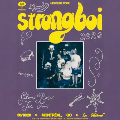 Strongboi en spectacle au Le National avec Salami Rose Joe Louis