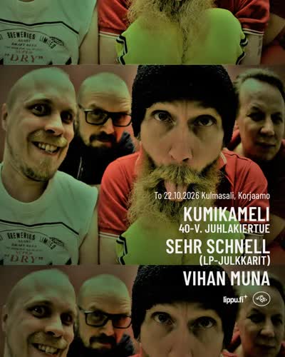 Kumikameli 40-vuotista taivaltaan