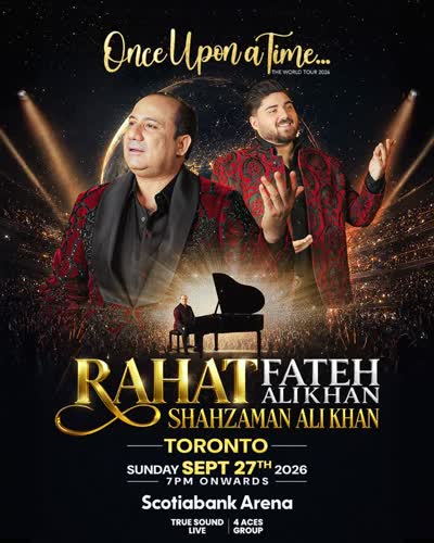 Rahat Fateh Ali Khan live at Scotiabank Arena
