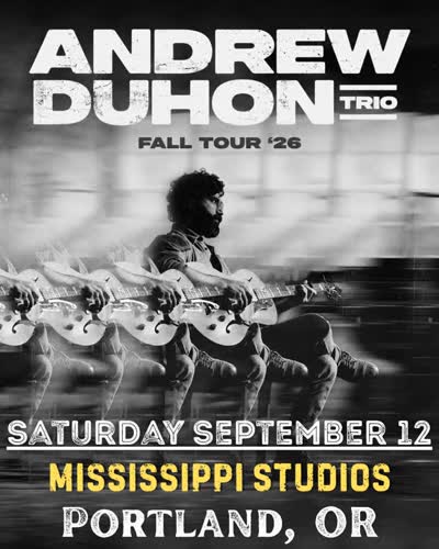 Andrew Duhon ‘Stop Motion’ Tour