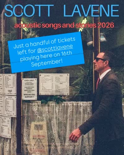 SCOTT LAVENE acoustic songs and stories 2026