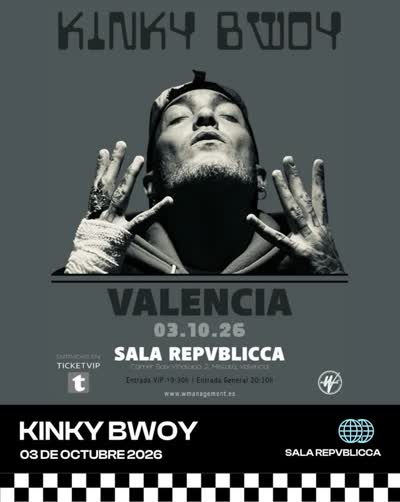 Kinky Bwoy en la Sala Repvblicca