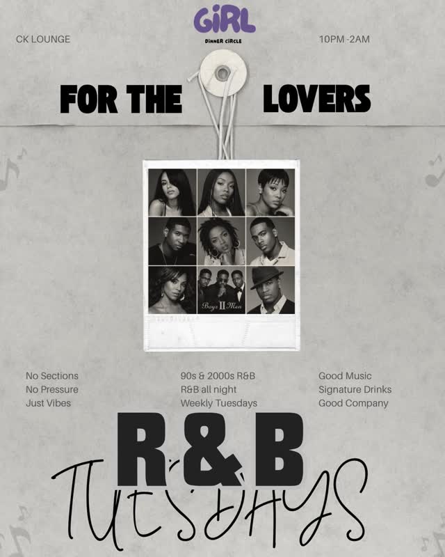 For the Lovers 🎶 R & B Tuesdays