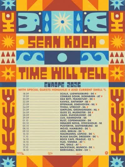 Sean Koch Music (Support: the indie folk duo Honah Lee)