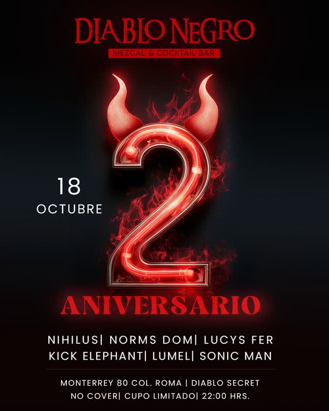 Diablo Negro 2 Aniversario
