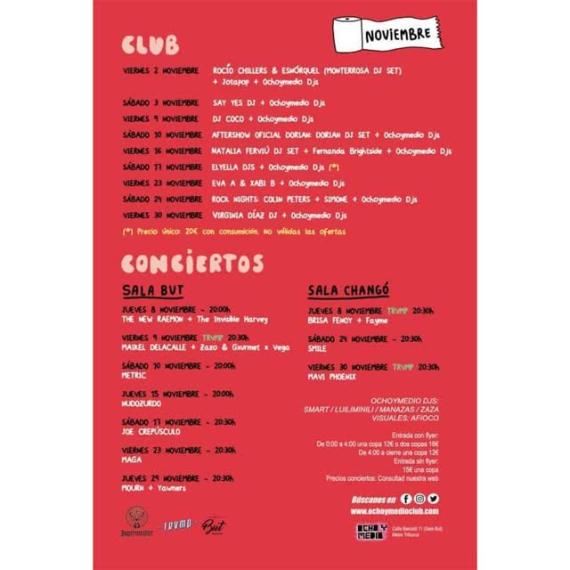 Ochoymedio Club - Noviembre