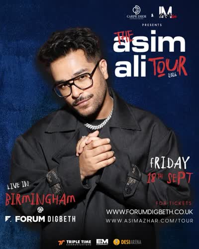 Asim Azhar live at Forum Digbeth