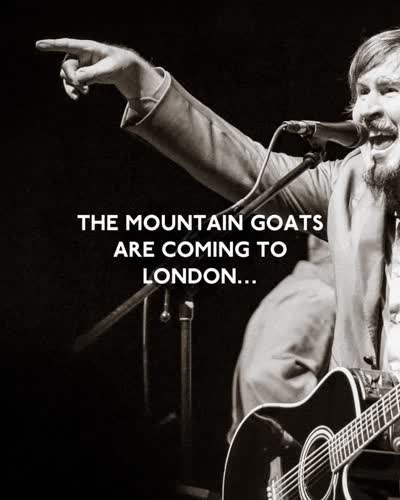 The Mountain Goats headline two nights at Hackney Church