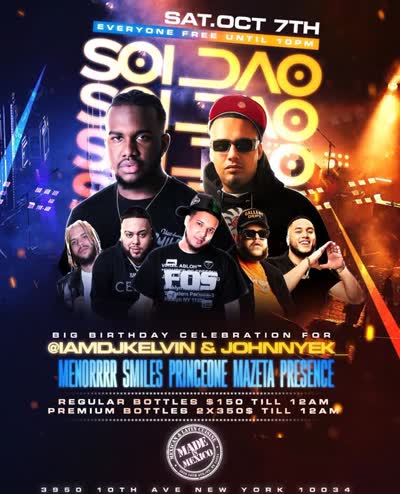SOLDAO: BIG BIRTHDAY CELEBRATION FOR @IAMDJKELVIN & JOHNNYEK