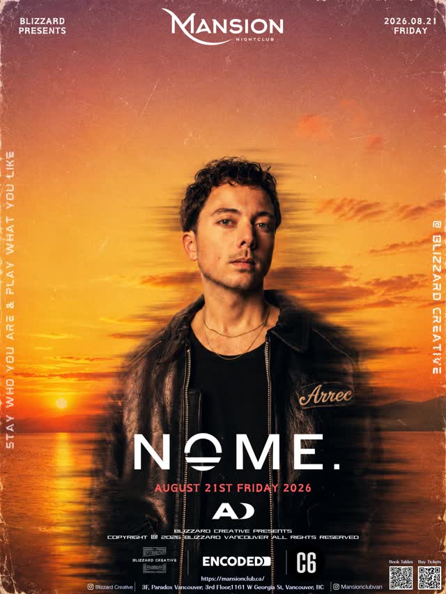 NOME. LIVE IN VANCOUVER