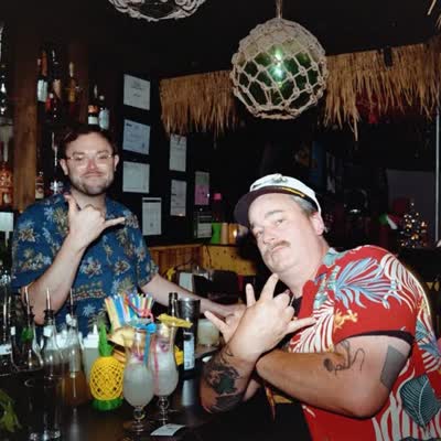 Cheers to @manofmahalo! The main mutiny man! Fearless leader. Tiki sweetie! Come give him all the love these final 2 days.