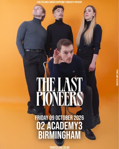 The Last Pioneers heading out with a stop at O2 Academy Birmingham