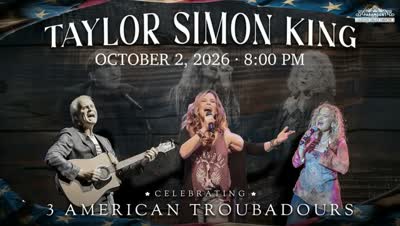 Three American Troubadours: Celebrating Taylor, Simon & King