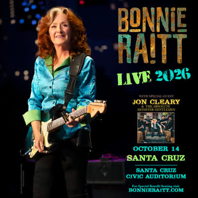 Bonnie Raitt in Santa Cruz