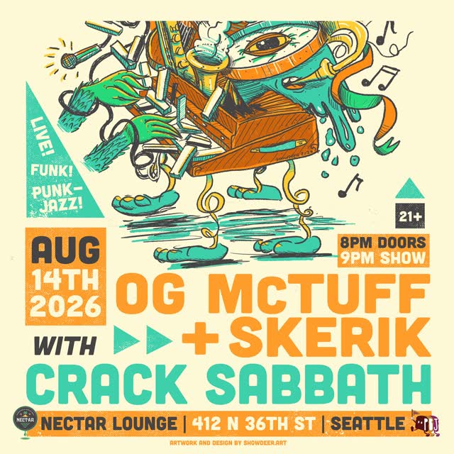 McTuff and Skerik with Crack Sabbath