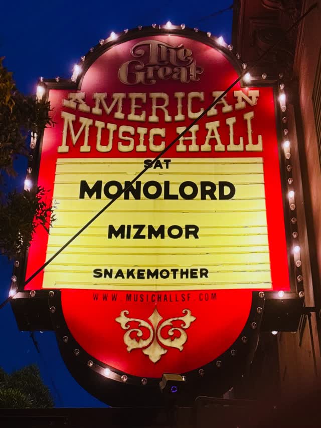 TONIGHT !!!! A sheer aural monolith of power, glory, doom and unrivaled brilliance